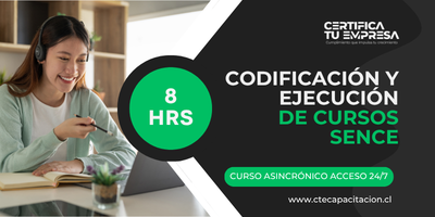 Codificación y Ejecución de cursos SENCE 2026